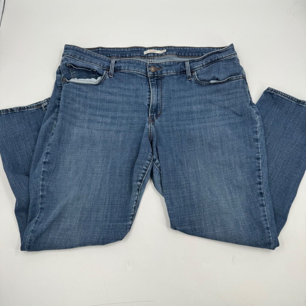 Levi's 711 Skinny Jeans Blue Wash Women's Size 24W